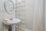 Ensuite bathroom with a walk in shower